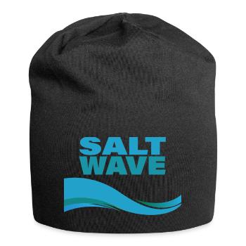 SALT WAVE - Jersey Beanie - black - Front