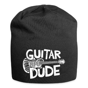 Music Design - Guitar Dude pour guitaristes - Bonnet en jersey - noir - Devant