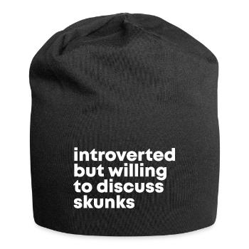 Skunk - Jersey Beanie - black - Front