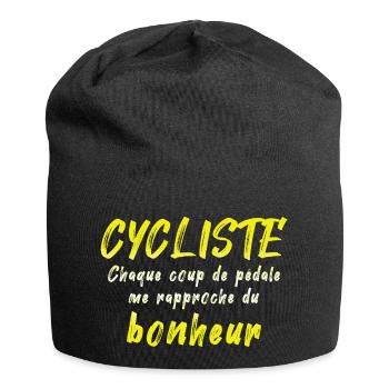 Fahrrad Fahrräder Fahrrad Fahrrad Fahrrad Biker MTB 1 - Jersey-Beanie - Schwarz - Vorne