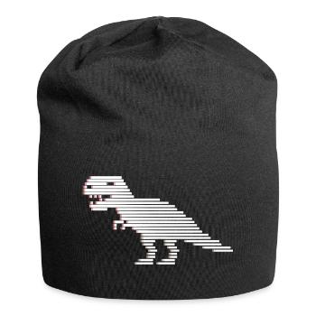 Dinosaures dinosaures dinosaures t-rex - Bonnet en jersey - noir - Devant