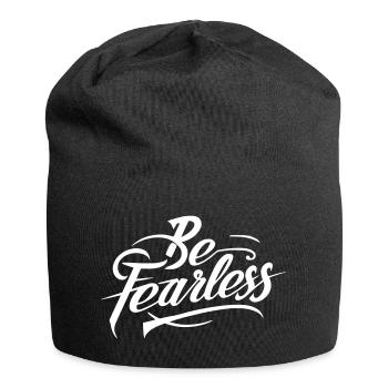 N’ayez peur de rien2 - Bonnet en jersey - noir - Devant