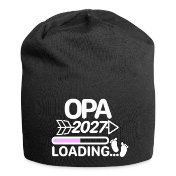 Grandpa 2027 Baby Feet - Jersey Beanie - black - Front