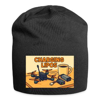 Download Lipos Drones Cartoon - Jersey Beanie - black - Front