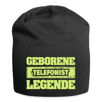 Occupation: Telephone operator - Jersey Beanie - black - Front