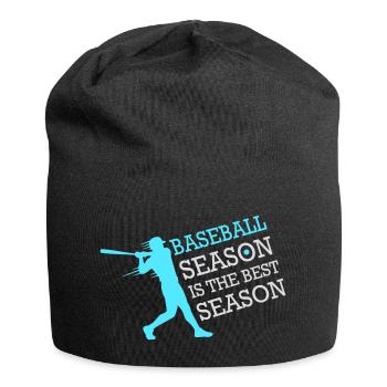 La saison de baseball est la meilleure saison des sports de fans - Bonnet en jersey - noir - Devant