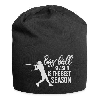 La saison de baseball est la meilleure saison des sports de fans - Bonnet en jersey - noir - Devant