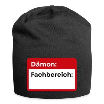 Insigne de Spécialiste Démoniaque - Bonnet en jersey - noir - Devant