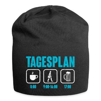 Postman DAILY SCHEDULE Parcel Deliverer Funny - Jersey Beanie - black - Front
