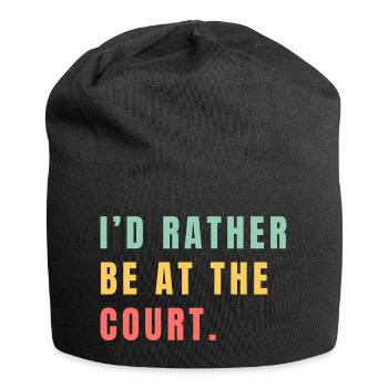Je préfère être au tribunal - Bonnet en jersey - noir - Devant