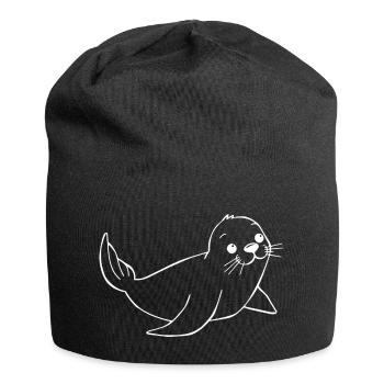 Seal Seals Seals Northern Germany - Jersey Beanie - black - Front