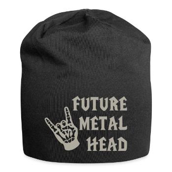 Future Metal Head Child Metal Music - Jersey Beanie - black - Front