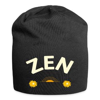 ZEN - Bonnet en jersey - noir - Devant