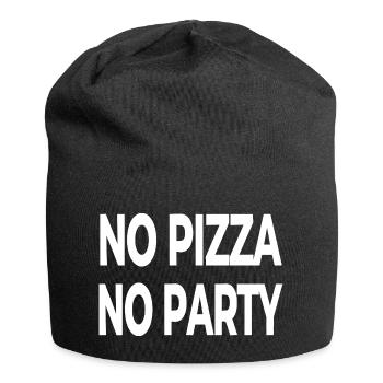 Pizza - Jersey-Beanie - Schwarz - Vorne