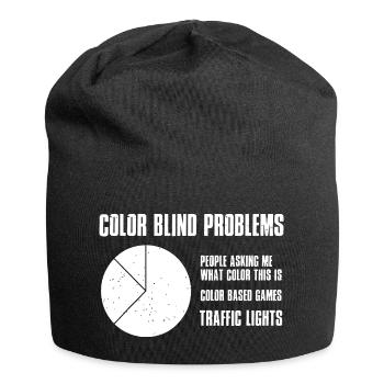 Color Blind Problems - Jersey Beanie - black - Front