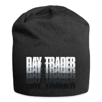 Day Trader Marché boursier Trader boursier - Bonnet en jersey - noir - Devant