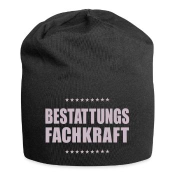 Bestattung Bestattungsfachkraft - Jersey-Beanie - Schwarz - Vorne