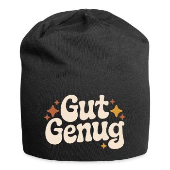 Gut Genug Selbstliebe Ich Bin Gut Genug Selbstwert - Jersey-Beanie - Schwarz - Vorne