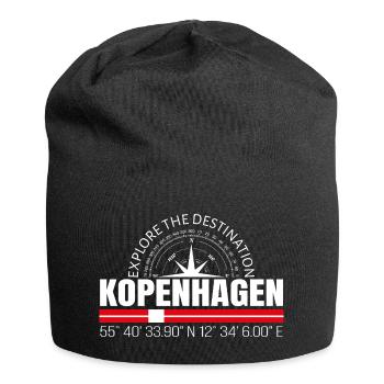 Copenhagen - Jersey Beanie - black - Front