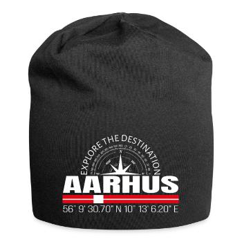 Aarhus - Jersey Beanie - black - Front