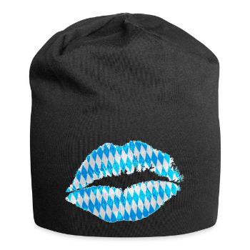 Kiss (Bayern / Bavaria) 01 - Jersey Beanie - black - Front