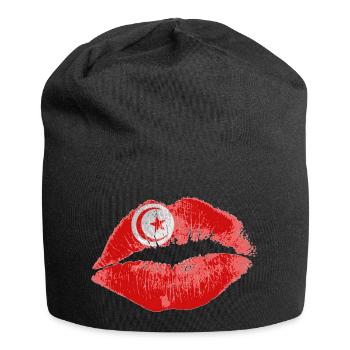 Kiss (Tunisia / Tunesia) - Jersey Beanie - black - Front