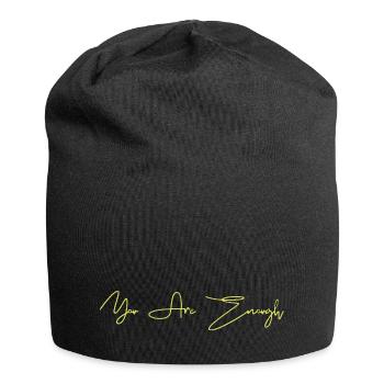 You Are Enough - Jersey-Beanie - Schwarz - Vorne