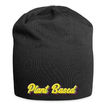 Plant Based - Jersey Beanie - black - Front