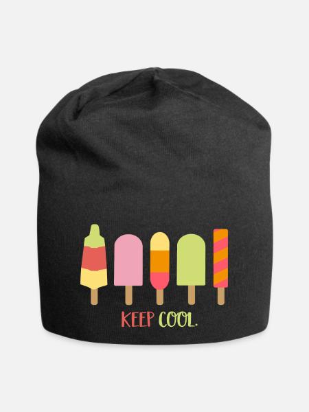 EIS - Jersey-Beanie - Schwarz