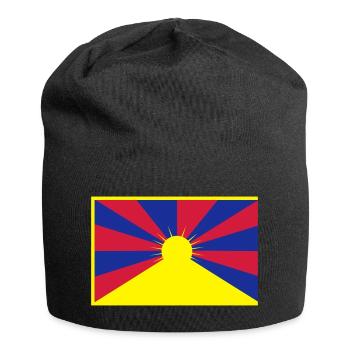 Flag of Tibet - Jersey Beanie - black - Front