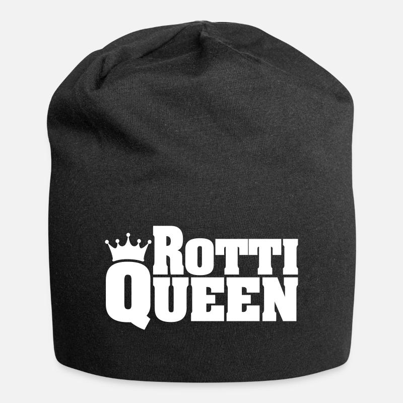 Rotti QUEEN Rottweiler - Bonnet en jersey - noir