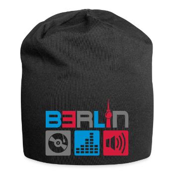 Berlin Music - Jersey Beanie - black - Front