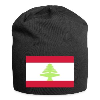 Drapeau t-shirt drapeau drapeau - Bonnet en jersey - noir - Devant
