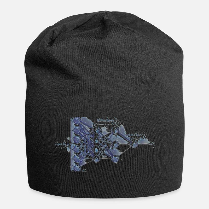 Deep Learning Ukiyoe Effect - Bonnet en jersey - noir