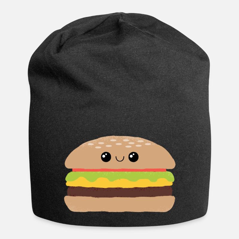 Burger - Bonnet en jersey - noir