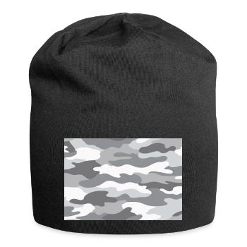 Schnee Camo - Jersey-Beanie - Schwarz - Vorne