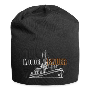 Modellbau Schiffe - Jersey-Beanie - Schwarz - Vorne