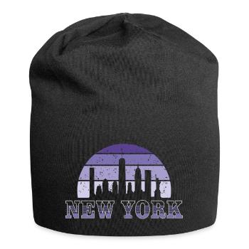 New YorkEr Horizont - Jersey-Beanie - Schwarz - Vorne