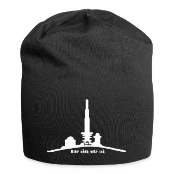 Des morceaux ici, j'étais blanc - Bonnet en jersey - noir - Devant