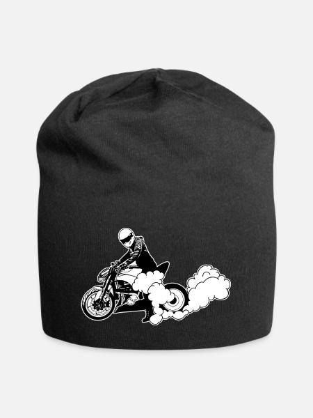 Streetfighter Burnout Bike - Jersey Beanie - black