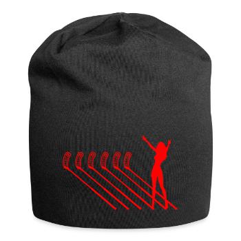 unihockey floorball floorball-girl - Jersey-Beanie - Schwarz - Vorne