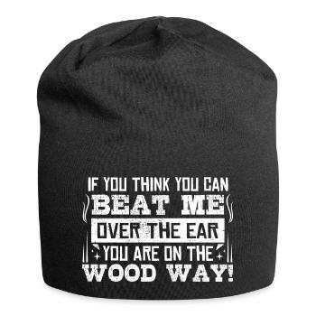 Sur le chemin du bois! - Denglish dit Denglish - Bonnet en jersey - noir - Devant
