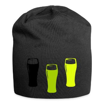 Beer Glasses - Jersey Beanie - black - Front