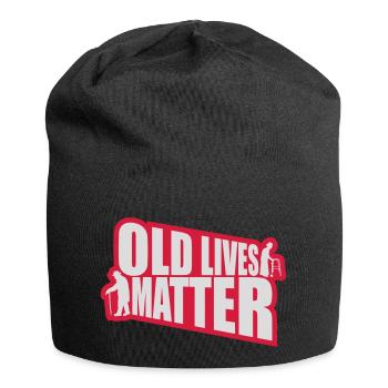 old lives matter quote - Jersey Beanie - black - Front
