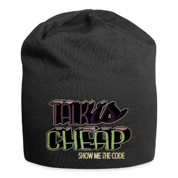 Funny Quote Computer Humour PC Father - Jersey Beanie - black - Front