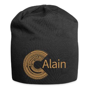 Pour Alain - Bonnet en jersey - noir - Devant