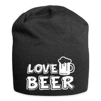 Lustiger Bier Spruch Geschenkidee Party - Jersey-Beanie - Schwarz - Vorne