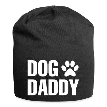 Dog Hund - Jersey-Beanie - Schwarz - Vorne