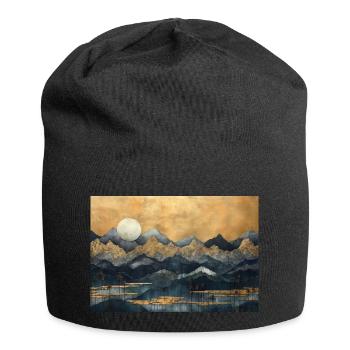 Dante landscape - Jersey Beanie - black - Front