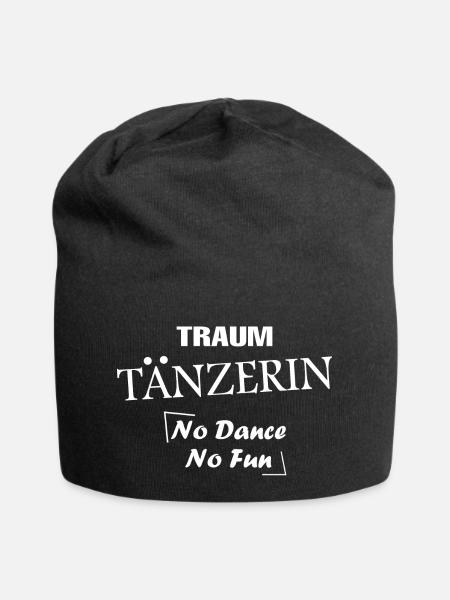 Dancing Dance Music - Jersey-Beanie - Schwarz